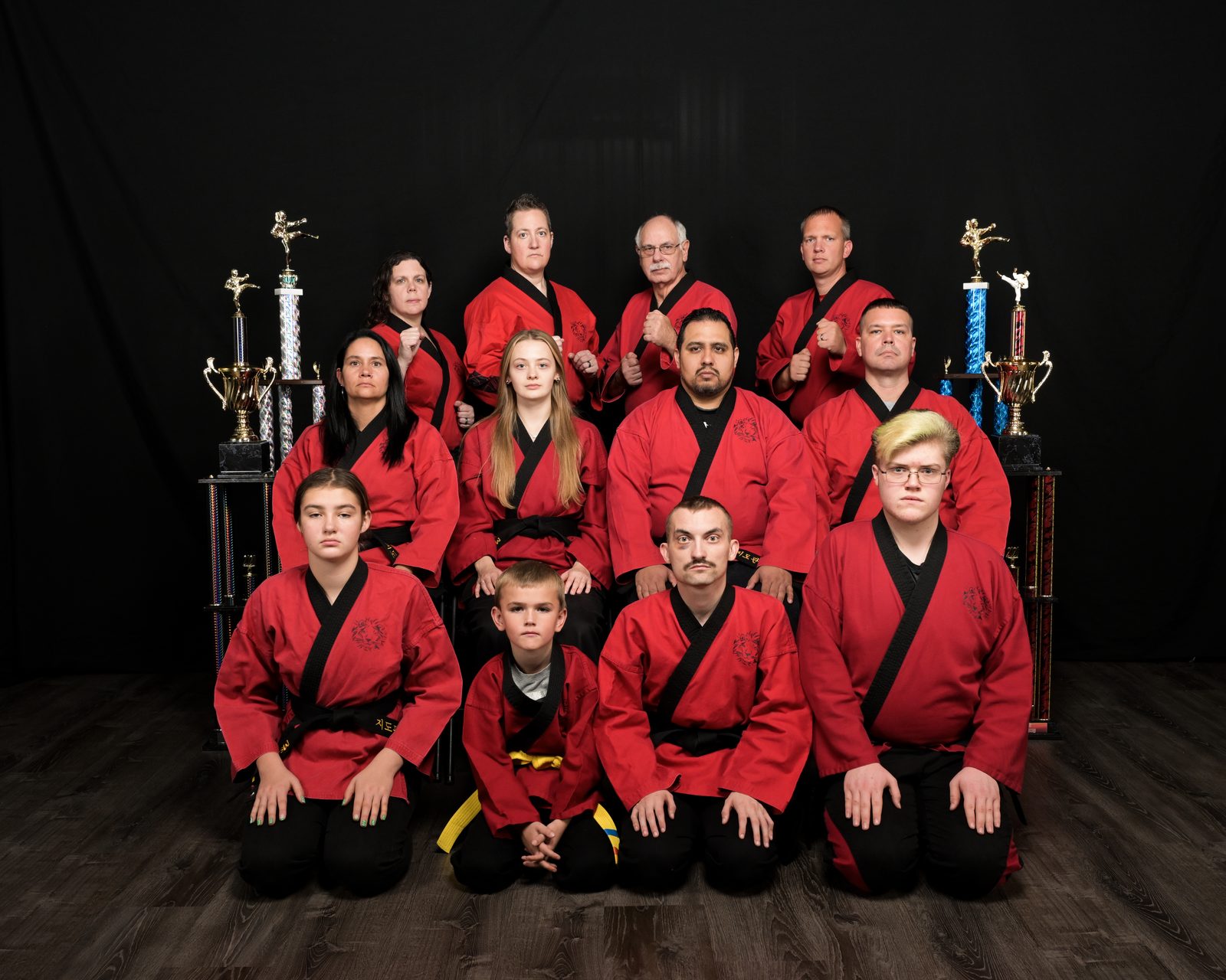 Lions Karate students